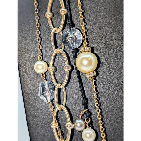 J. Crew Four Long Chain Beaded Necklace Lot - Picture 3 of 5